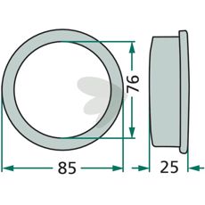 Collar bushing 06228342, 1.1017.010.129.00