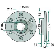 Support plate - 6228357