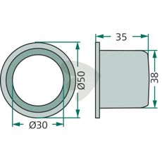 Collar bushing 06228402, 1.1017.020.169.00