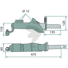Control arm - 654302