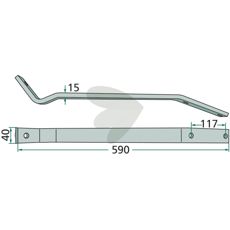 Pin arm Pöttinger, Deutz Fahr (Kverneland) - 6565576