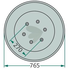 Slide plate - 1.1017.010.570.10