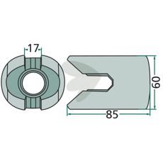 Cam clutch older 06580539, 1.1044.010.103.00