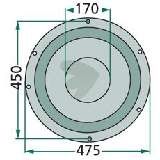 Support plate - 1.1074.010.133.00