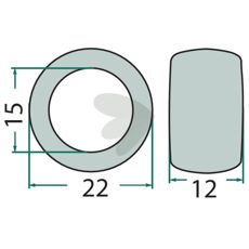 Ball ring for drive bolt