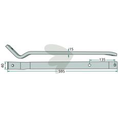 Pin arm PZ (Kverneland), Deutz Fahr - 6585429