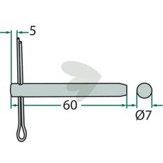 Push bolt - 0915881300