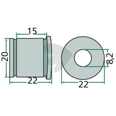 Pushing bushing - 0920301000