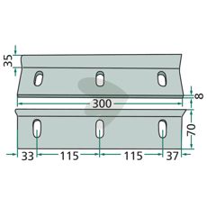 Piston knife - 0982250100