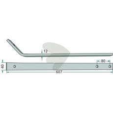 Pin arm Fella TH 520 607mm