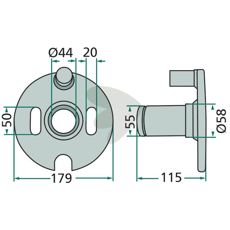 Adjusting hub