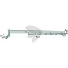 Pin retainer left-hand rotating - 601507