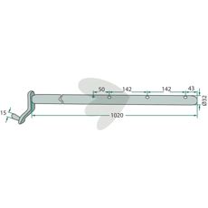 Pin retainer left-hand rotating - 601506