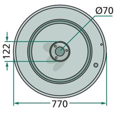 Sliding plate - 478038