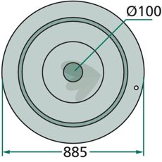Sliding plate - 476025