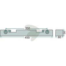 Guide rail piston - 1110160201