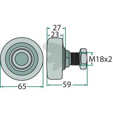 Taper roller - 1121160500