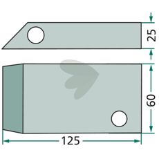 Slider rail piston - 1121160701