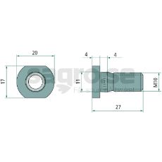 Screw M10 x 22 - 119011