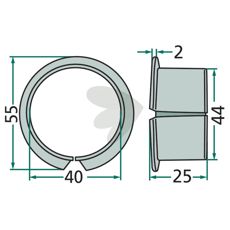 Collar bushing 121502