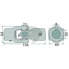 Universal joint -121786