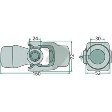 Universal joint -122180