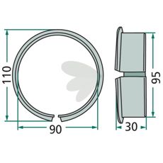 Collar bushing 131683