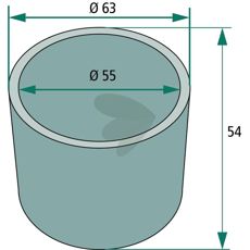 Spacer bushing - 140792
