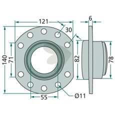 Bearing housing -144495.5