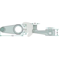 Steering lever - 153681412