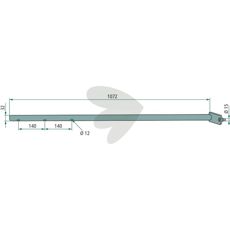Pin arm - 160025