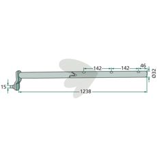 Pin holder Right turning - 160063