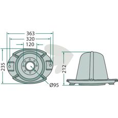 Disk with quick and screw coupling - 144947.1