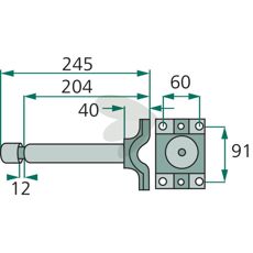 Axle 264012.0
