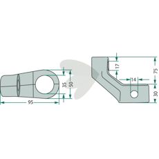 Steering arm - 268053.0