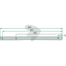 Steering arm axle