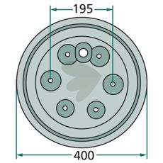 Support plate - 640059
