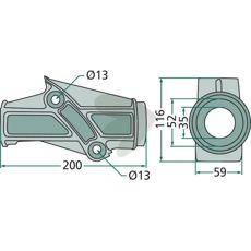 Bearing Tube assembled with bearing bushings