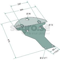 Skid shoe - 55767300