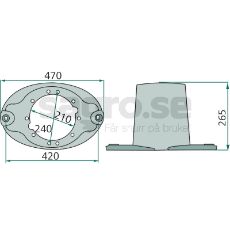 Plate with cap - 55902720