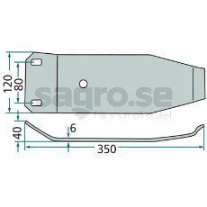 Skid shoe - 55903900