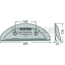 Skid shoe - 55910400