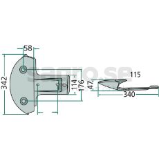 Skid shoe - 56190600