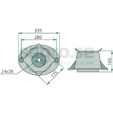 Disk with cap and cutter - 56450310