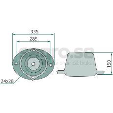 Disk with cap - 56452400