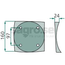 Disk cover - 56803420