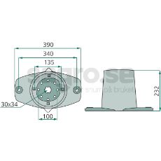 Disk with cap - 56809210
