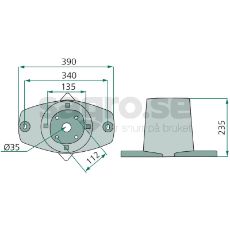 Disk with cap - 56812700