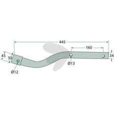 Pin Arm Kuhn - 57643910