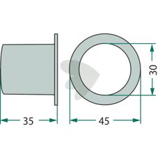 Nylon Bushing New Design, Conical